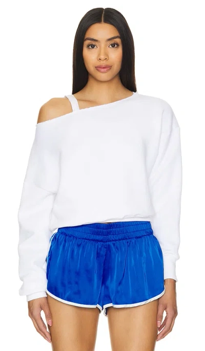 Strut This Crawford Sweatshirt In White