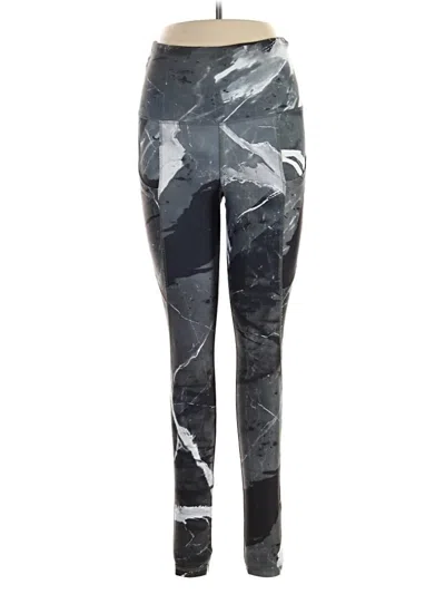 Pre-owned Strut This Leggings In Silver