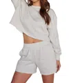 Strut This Marlin Short In Chalk In White