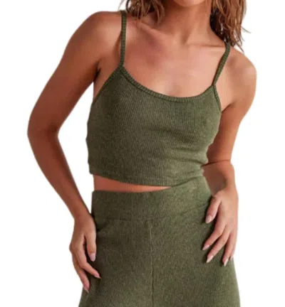 Strut This Noah Bralette In Ivy In Green