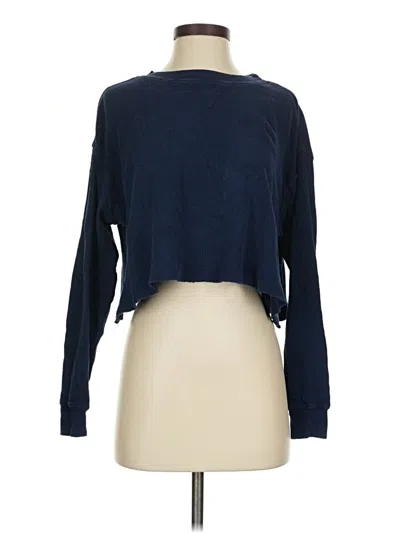 Pre-owned Strut This Pullover Sweater In Blue