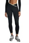 Strut This Rae Ankle Legging In Black/shell In Multi