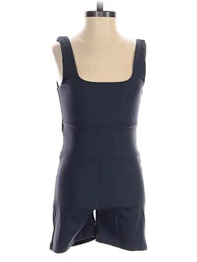 Strut This Romper In Blue