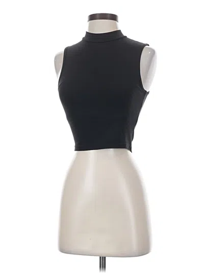 Pre-owned Strut This Sleeveless Top Black Turtleneck Tops