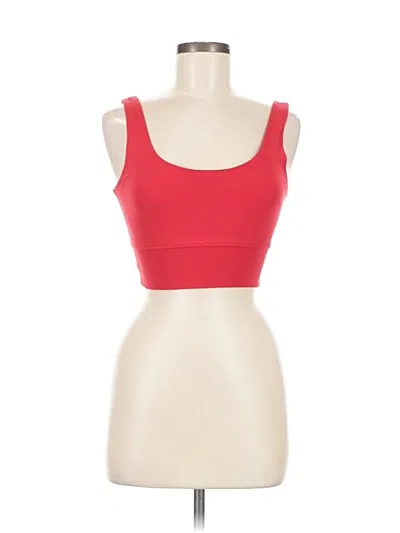 Pre-owned Strut This Sports Bra In Red