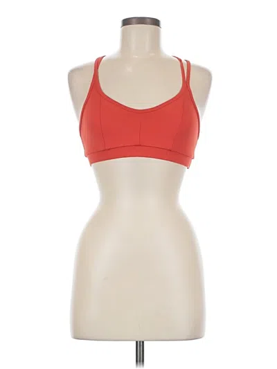 Pre-owned Strut This Sports Bra In Red