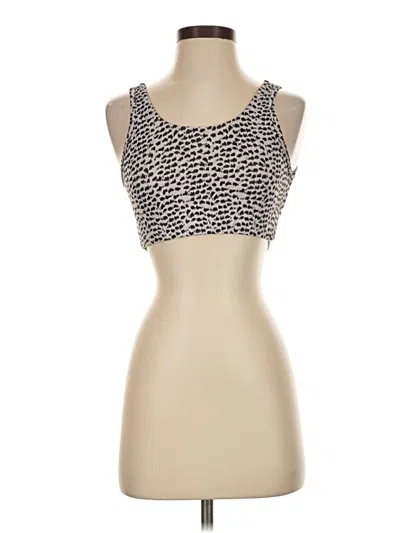 Pre-owned Strut This Sports Bra In Tan