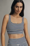 Strut This Stripe Bra Top In Blue