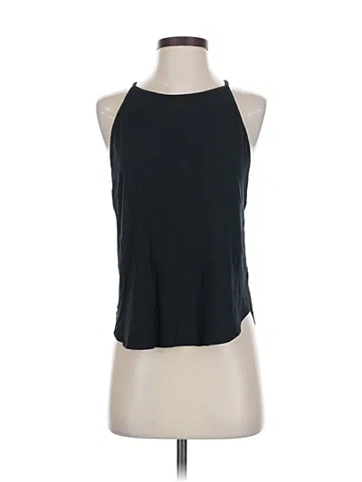 Pre-owned Strut This Tank Top Black Halter Neckline Tops