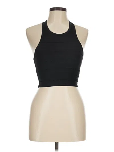 Pre-owned Strut This Tank Top Black Halter Neckline Tops