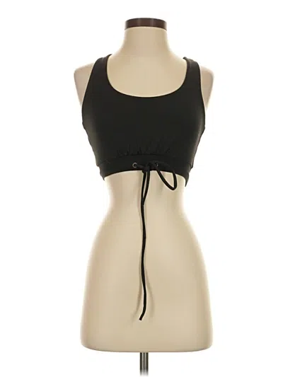 Pre-owned Strut This Tank Top Black Halter Neckline Tops