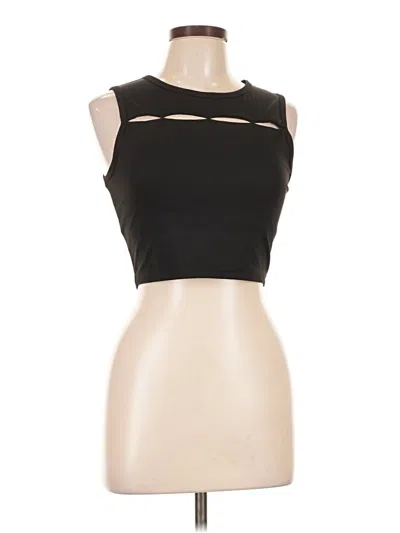Pre-owned Strut This Tank Top Black Strapless Neckline Tops