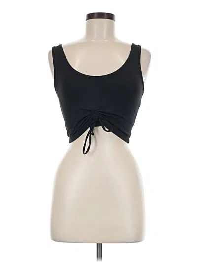 Pre-owned Strut This Tank Top Black Strapless Neckline Tops