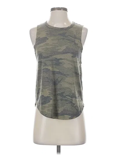 Pre-owned Strut This Tank Top Green Halter Neckline Tops