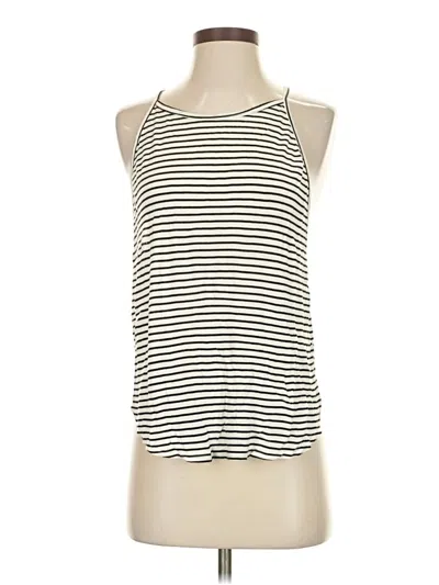 Pre-owned Strut This Tank Top Ivory Halter Neckline Tops