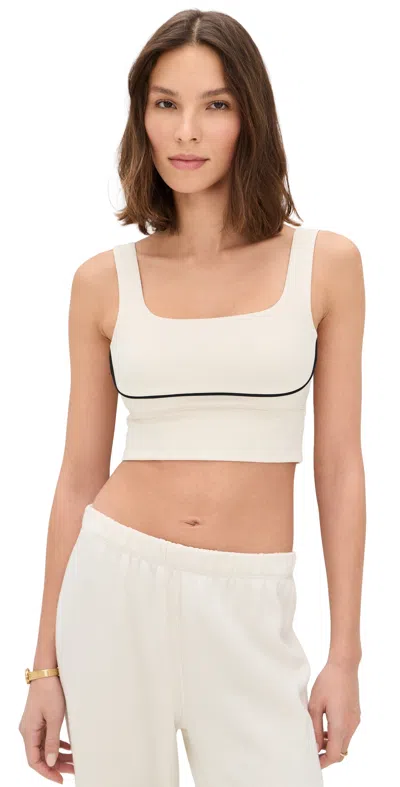 Strut This The Charlie Crop Shell In White
