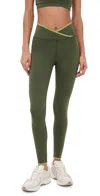Strut This The Rae Ankle Leggings Basil In Green