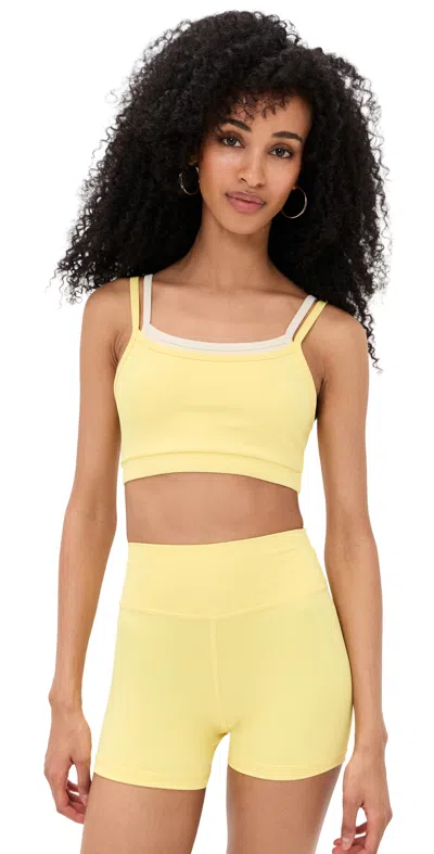 Strut This The Rhodes Bra Butter Yellow In Brown