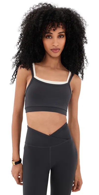 Strut This The Rhodes Bra Titanium/shell In Blue