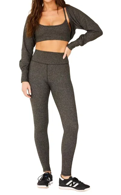 Strut This The Shrug In Herringbone In Grey