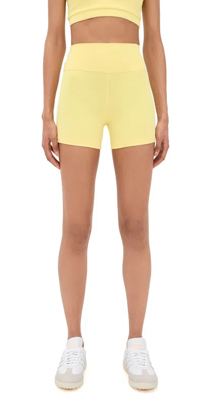 Strut This The Sparrow Shorts Butter Yellow