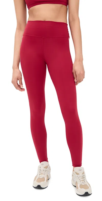 Strut This The Sutton Ankle Leggings Dailia In Red