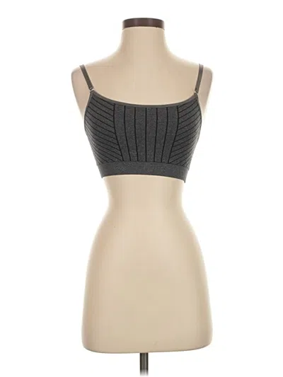 Pre-owned Strut This Tube Top Gray Strapless Neckline Tops