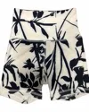 Strut This Women's Gusher Short In White/black In Multi
