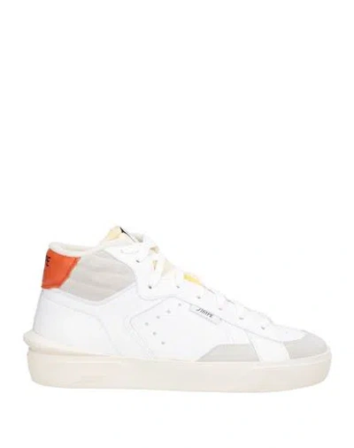 Strype Man Sneakers White Size 4 Leather