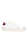 Strype Man Sneakers White Size 4 Leather