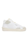 Strype Man Sneakers White Size 9 Leather In White