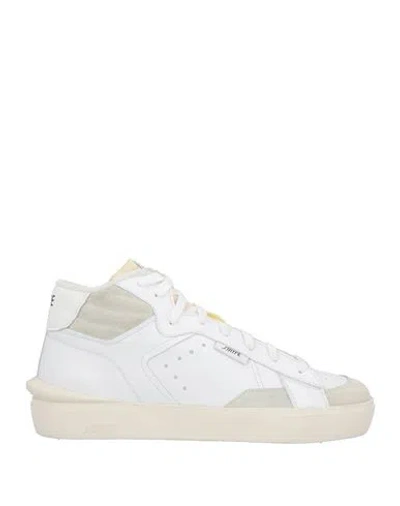 Strype Man Sneakers White Size 9 Leather