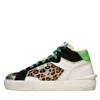 Strype Woman Sneakers Khaki Size 8 Textile Fibers In Green