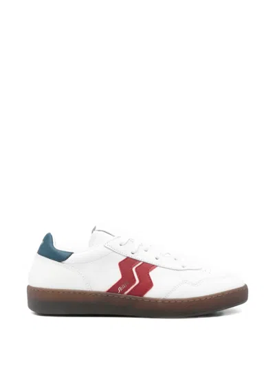 Strype Stripe-detail Sneakers In White