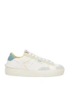 Strype Woman Sneakers White Size 6 Leather