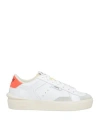 Strype Woman Sneakers White Size 7 Leather In White