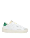 Strype Woman Sneakers White Size 8 Leather