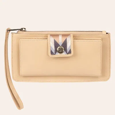 Sts Basic Bliss Buckskin Hailey Wristlet Wallet In Brown