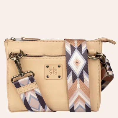 Sts Basic Bliss Buckskin Lily Crossbody Bag In Brown