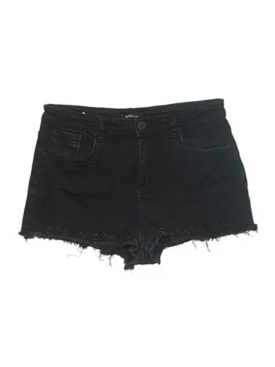 Pre-owned Sts Blue Denim Shorts In Black