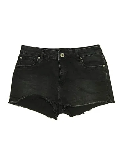 Pre-owned Sts Blue Denim Shorts In Black
