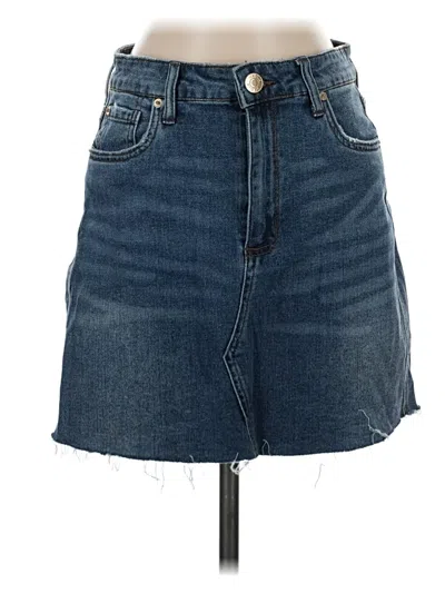 Pre-owned Sts Blue Denim Skirt In Blue