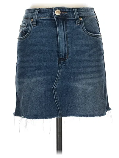 Pre-owned Sts Blue Denim Skirt In Blue