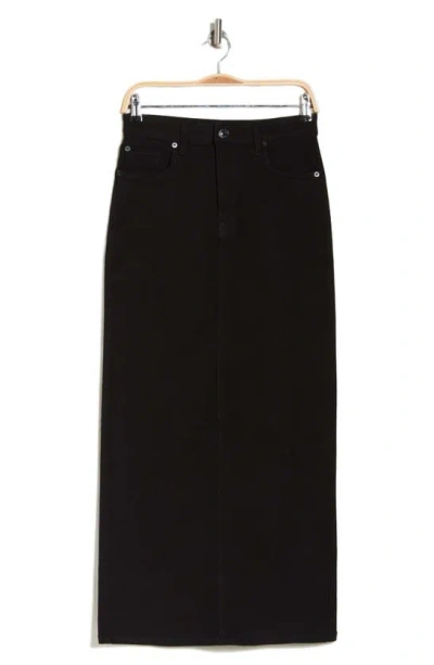 Sts Blue Niki Slit Maxi Skirt In Black