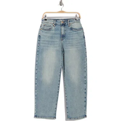 Sts Blue Ultra High Waist Barrel Leg Jeans In Taft