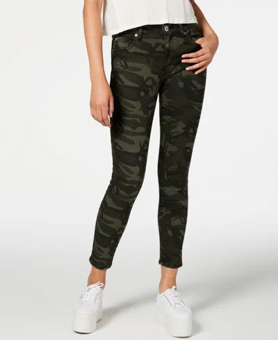 Sts Blue Women's Ellie Camouflage-print Ankle Skinny Jeans Green Size 31 In Multi