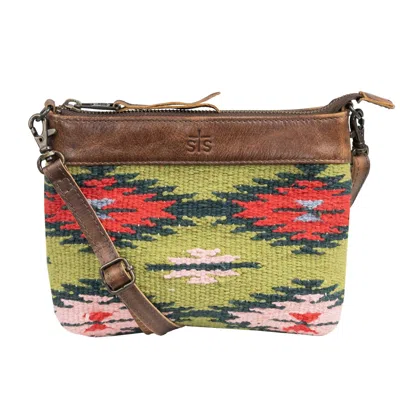 Sts Ranchwear Baja Dreams Grace Crossbody Bag In Olive In Multi