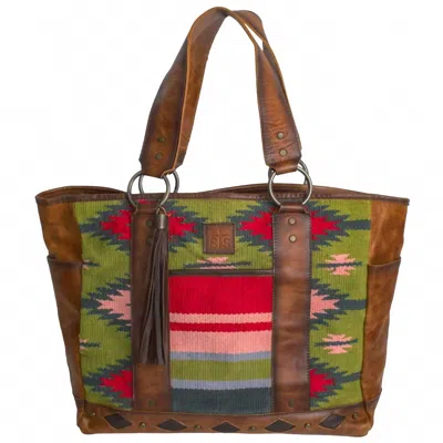 Sts Ranchwear Baja Dreams Large Tote Bag In Olive In Green