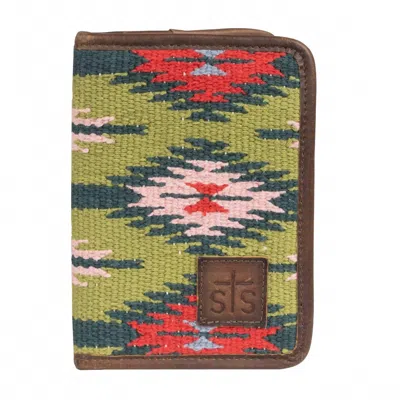 Sts Ranchwear Baja Dreams Magnetic Wallet In Olive In Multi