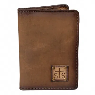 Sts Ranchwear Baroness Magnetic Wallet In Brown In Purple